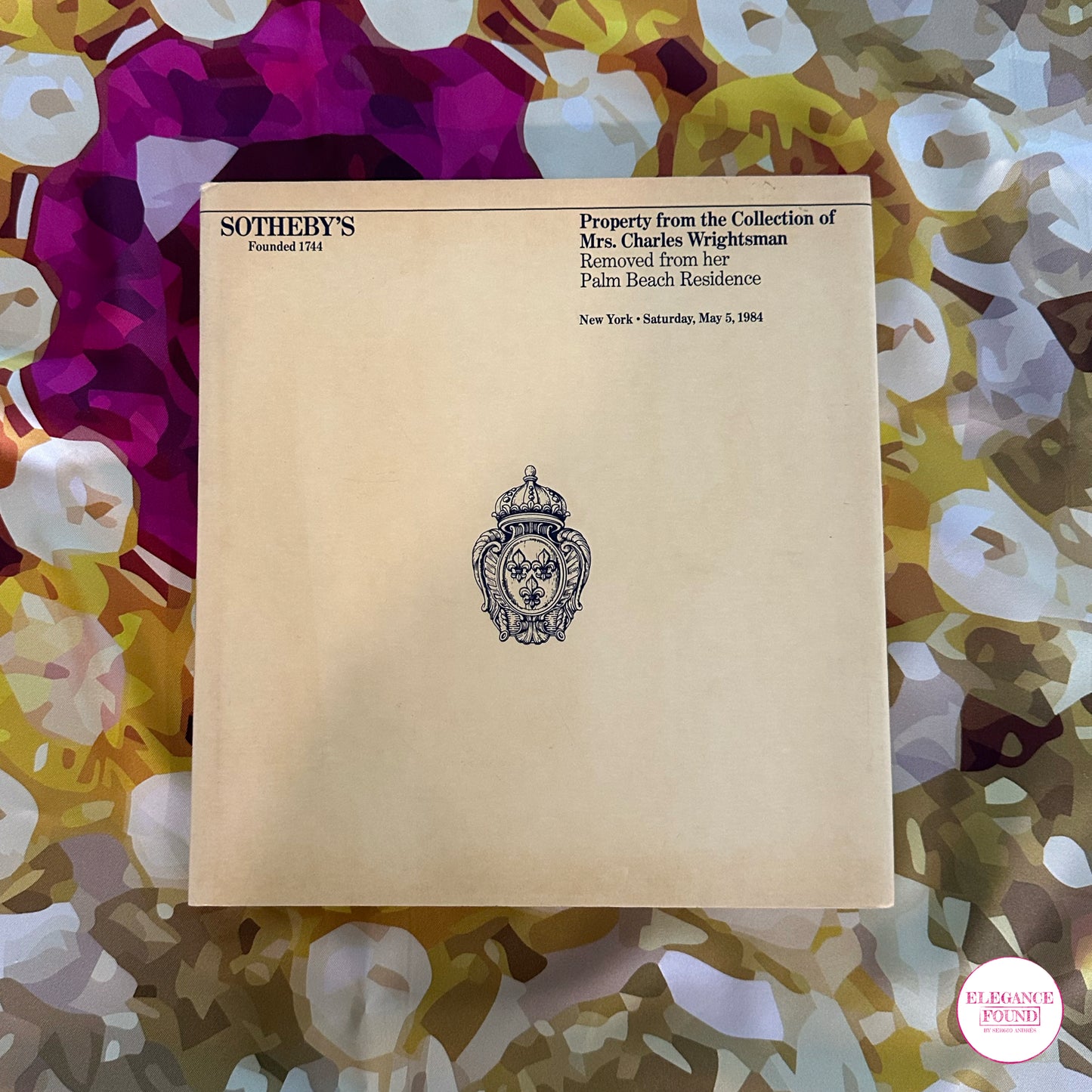 Sotheby's Property from the Collection of Mrs. Charles Wrightsman New York May 5, 1984