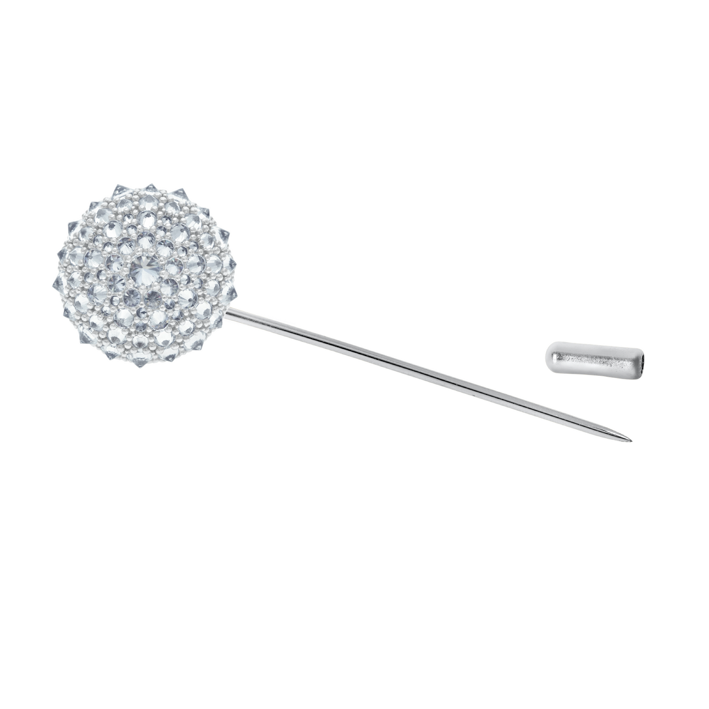 Disco Bonbon Lapel Pin in Solid Sterling Silver