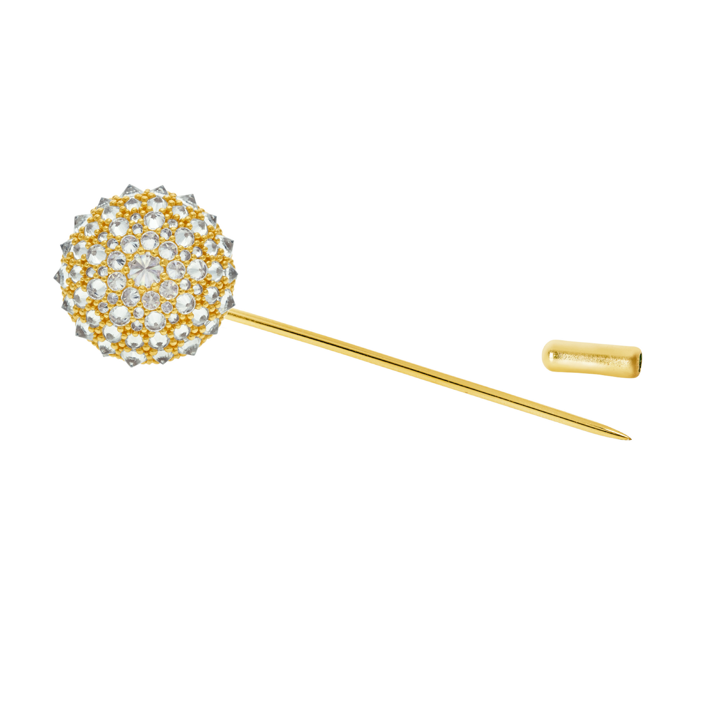 Disco Bonbon Lapel Pin in Gold-Plated Solid Sterling Silver