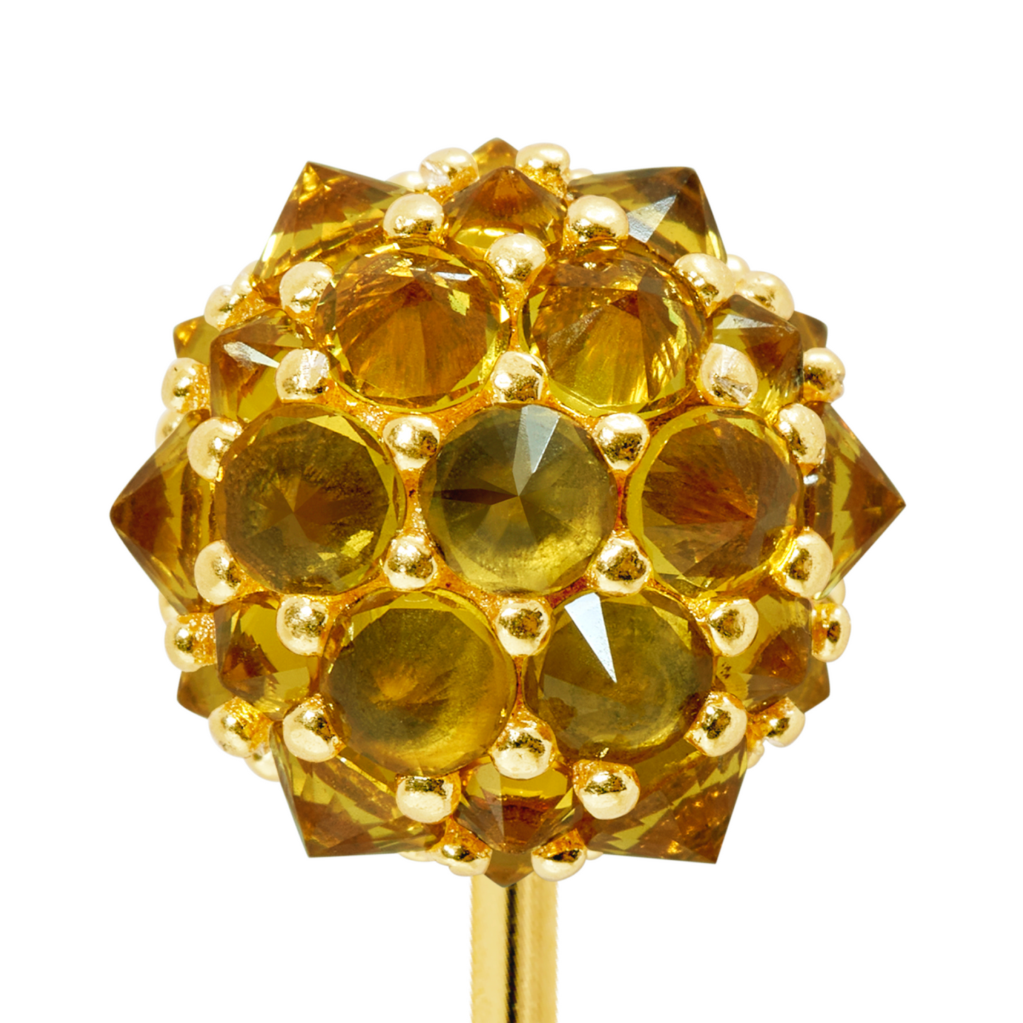 Honey Perfect Bonbon Lapel Pin in Gold-Plated Solid Sterling Silver